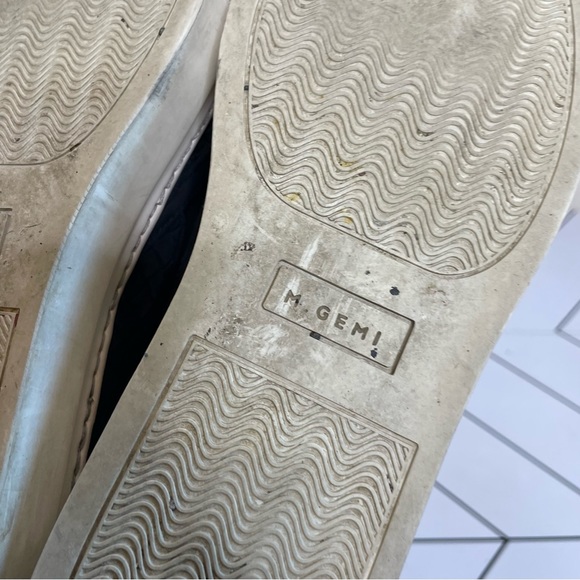 M. Gemi | Cerchio Woven Suede Slip on Sneaker Black Size 39 - Picture 13 of 15